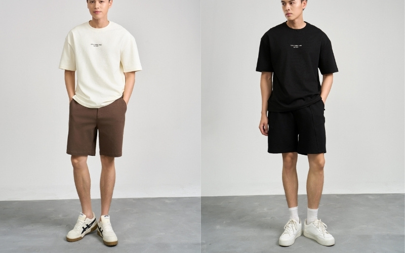 Các nguyên tắc phối giày thể thao với quần short đẹp