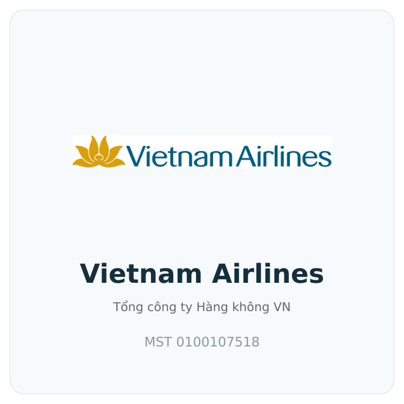 Vietnam Airlines MST 0100107518