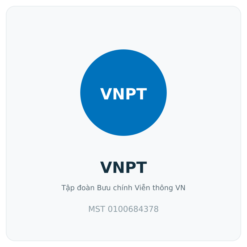 VNPT MST 0100684378