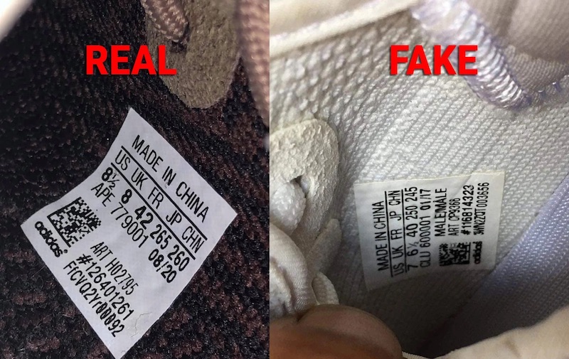 Cách check giày Adidas chính hãng chuẩn xác nhất 48 Phân biệt qua tem giày và mã code giày Adidas