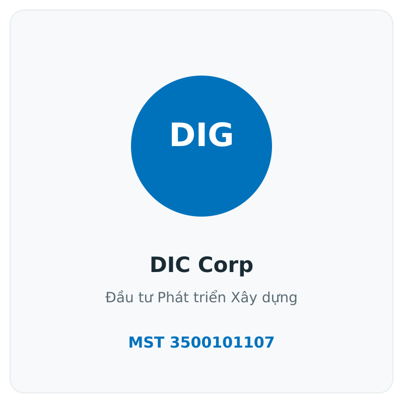 DIC Corp – Đầu tư Phát triển Xây dựng: Lịch Sử Hình Thành và Phát Triển 45 card dic