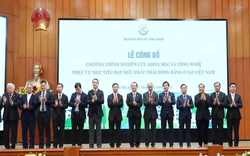 Công bố Chương trình nghiên cứu khoa học và công nghệ NetZero