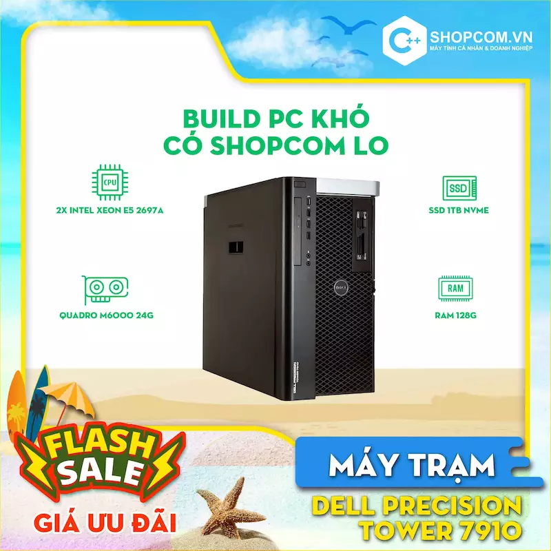 Đánh giá Dell Precision 5860 Tower Workstation, mua máy ở đâu giá rẻ?