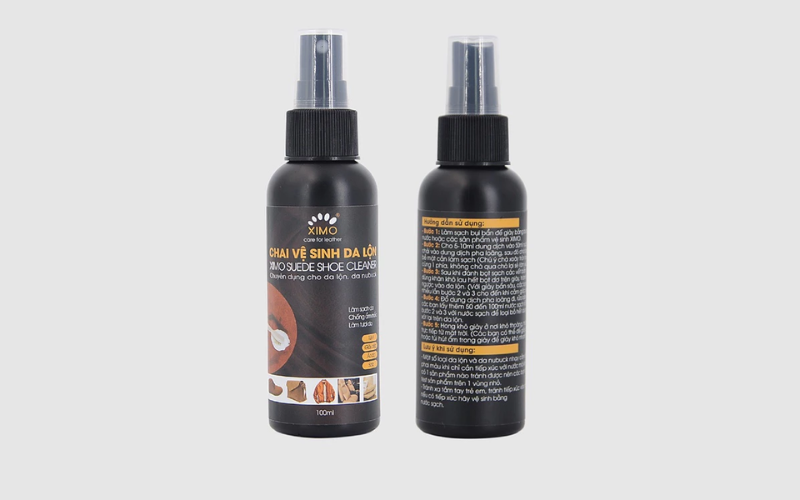Dung dịch chuyên dụng cho da lộn/nubuck (XIMO Suede Cleaner, Tarrago…)