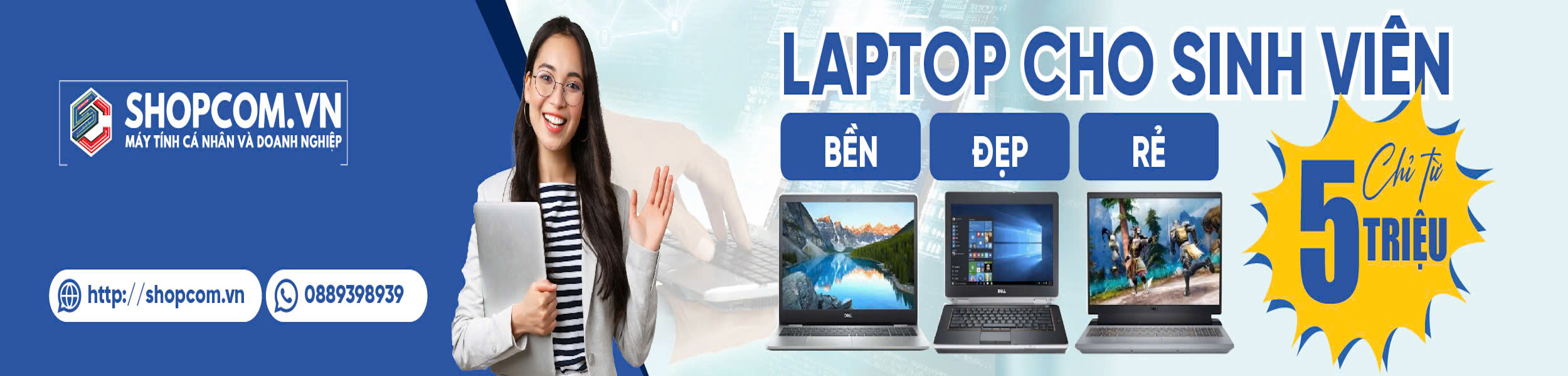 Săn deal laptop cực hot tại SHOPCOM