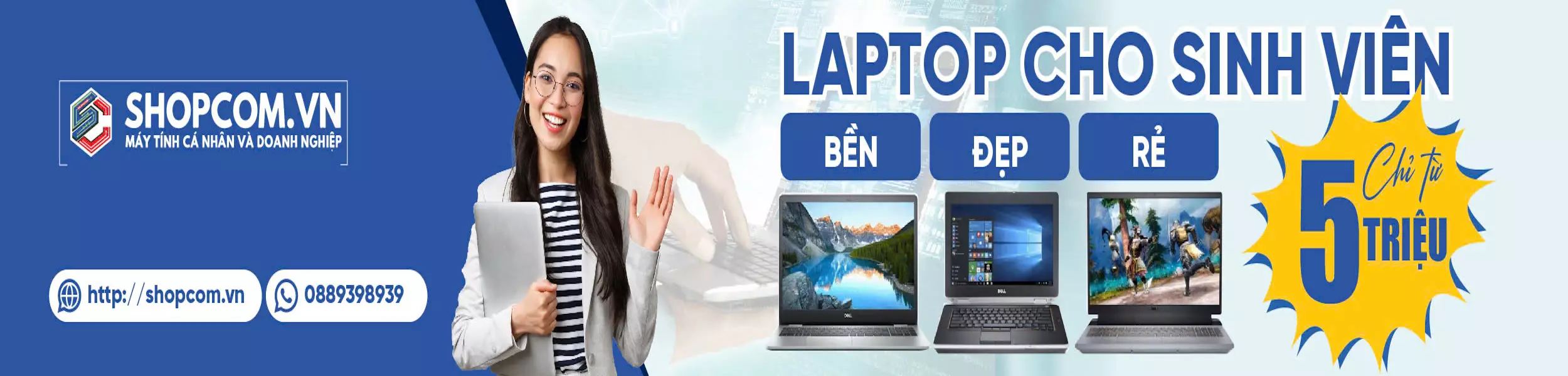 Săn deal laptop cực hot tại SHOPCOM