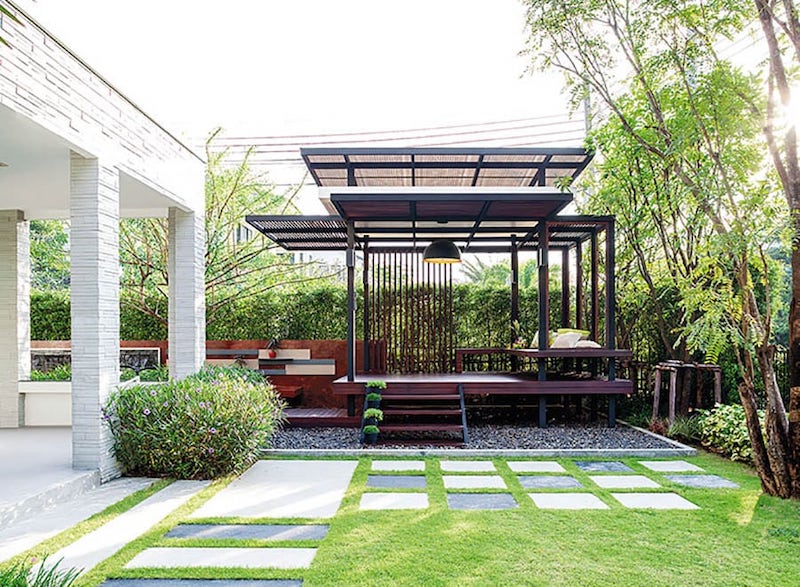 20+ Mẫu nhà chòi sân vườn đẹp, đa dạng phong cách và công năng 53 Mẫu nhà mát sân vườn tiện nghi