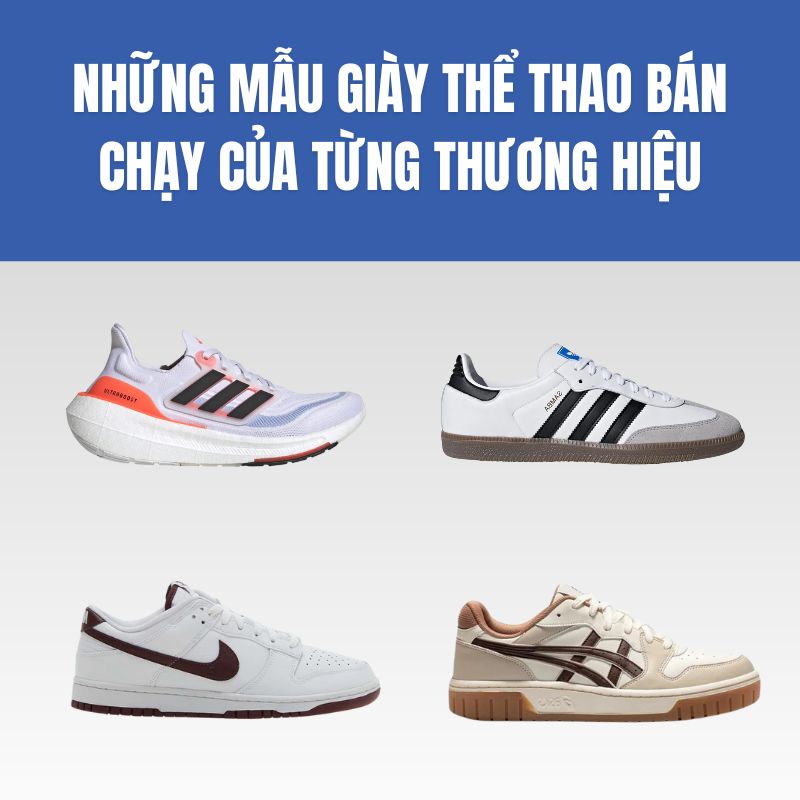 những mẫu giày thể thao bán chạy