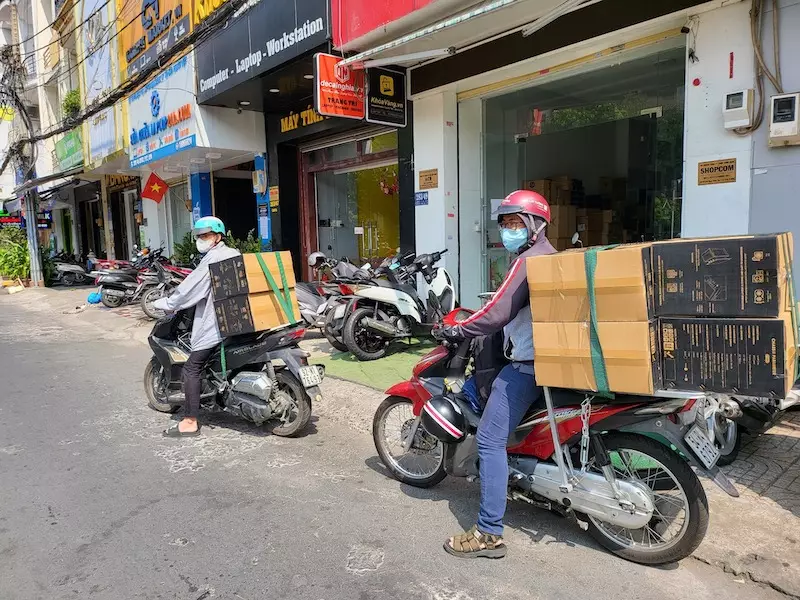 Shopcom phục vụ khách hàng trên nhiều quận, tỉnh thành