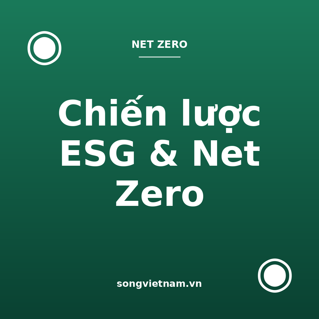 Chiến lược ESG & Net Zero: Hướng đi bền vững cho thương mại, công nghiệp Việt Nam