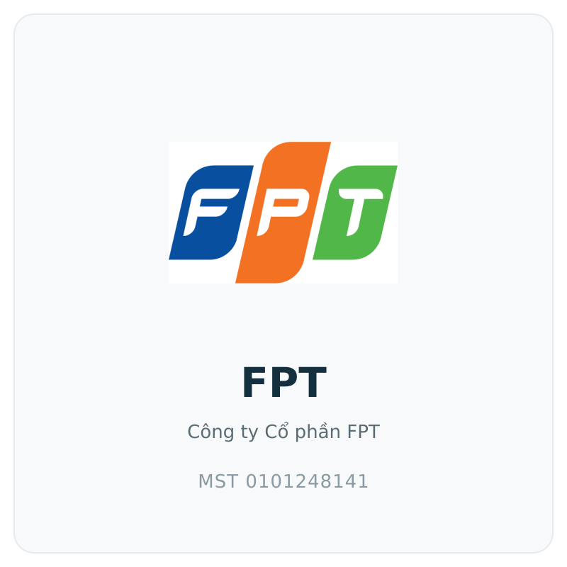Logo FPT, MST 0101248141