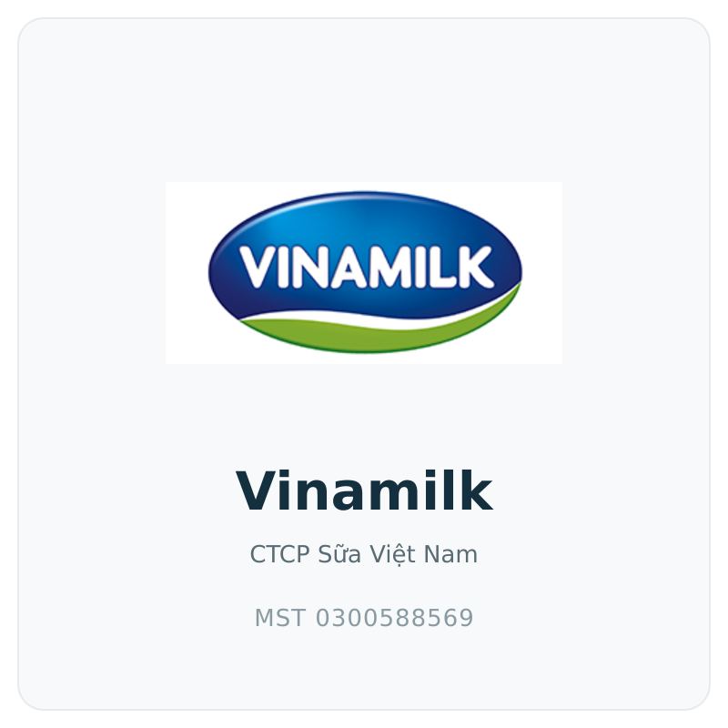 Logo Vinamilk, MST 0300588569