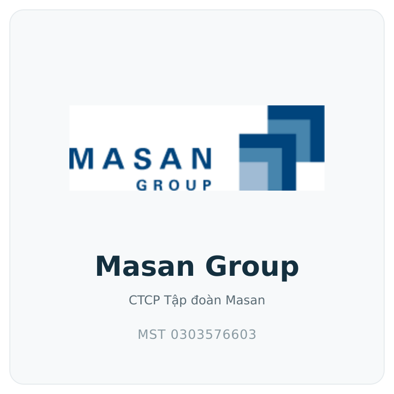 Logo Masan Group, MST 0303576603