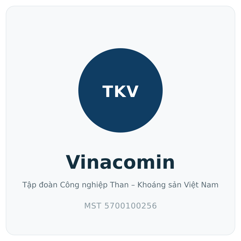 Vinacomin TKV - MST 5700100256