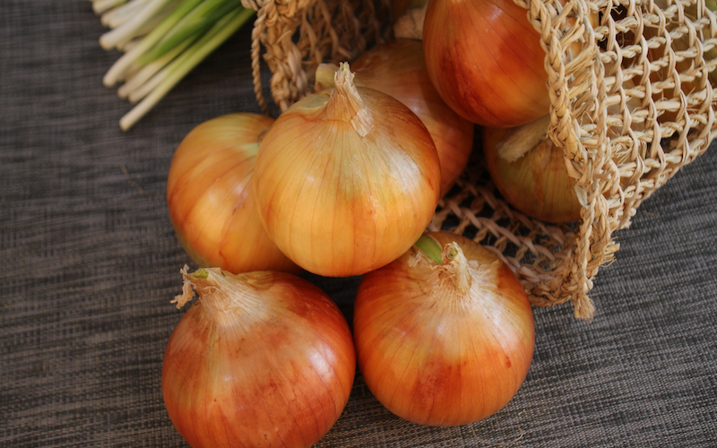 Chọn hành tây hữu cơ để vỏ sạch, an toàn cho sức khỏe
